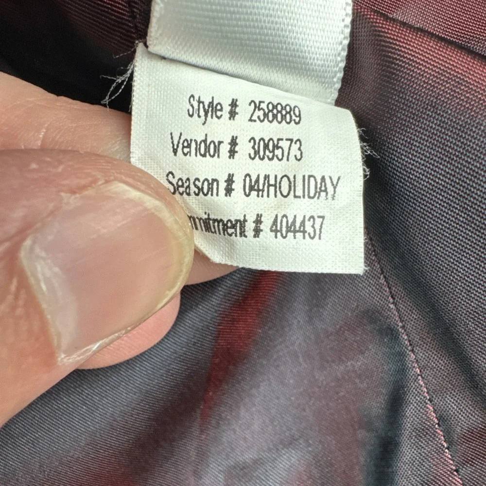 Banana Republic Wool Nylon Blend Chalkstripe Dark Gray Blazer 44R Peak Lapel